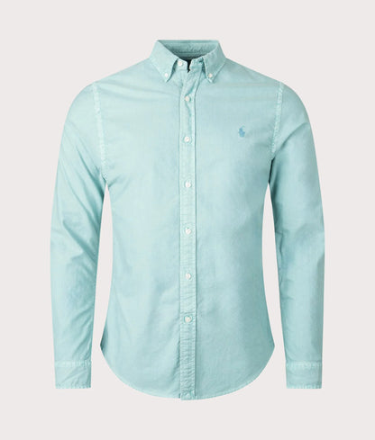Slim Fit Garment-Dyed Oxford Shirt