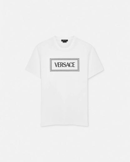 Box Letters Print T Shirt