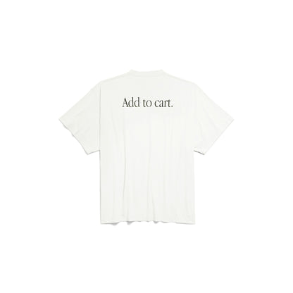 MEN'S BASKETBALL SNEAKER T-SHIRT OVERSIZED IN DIRTY WHITE