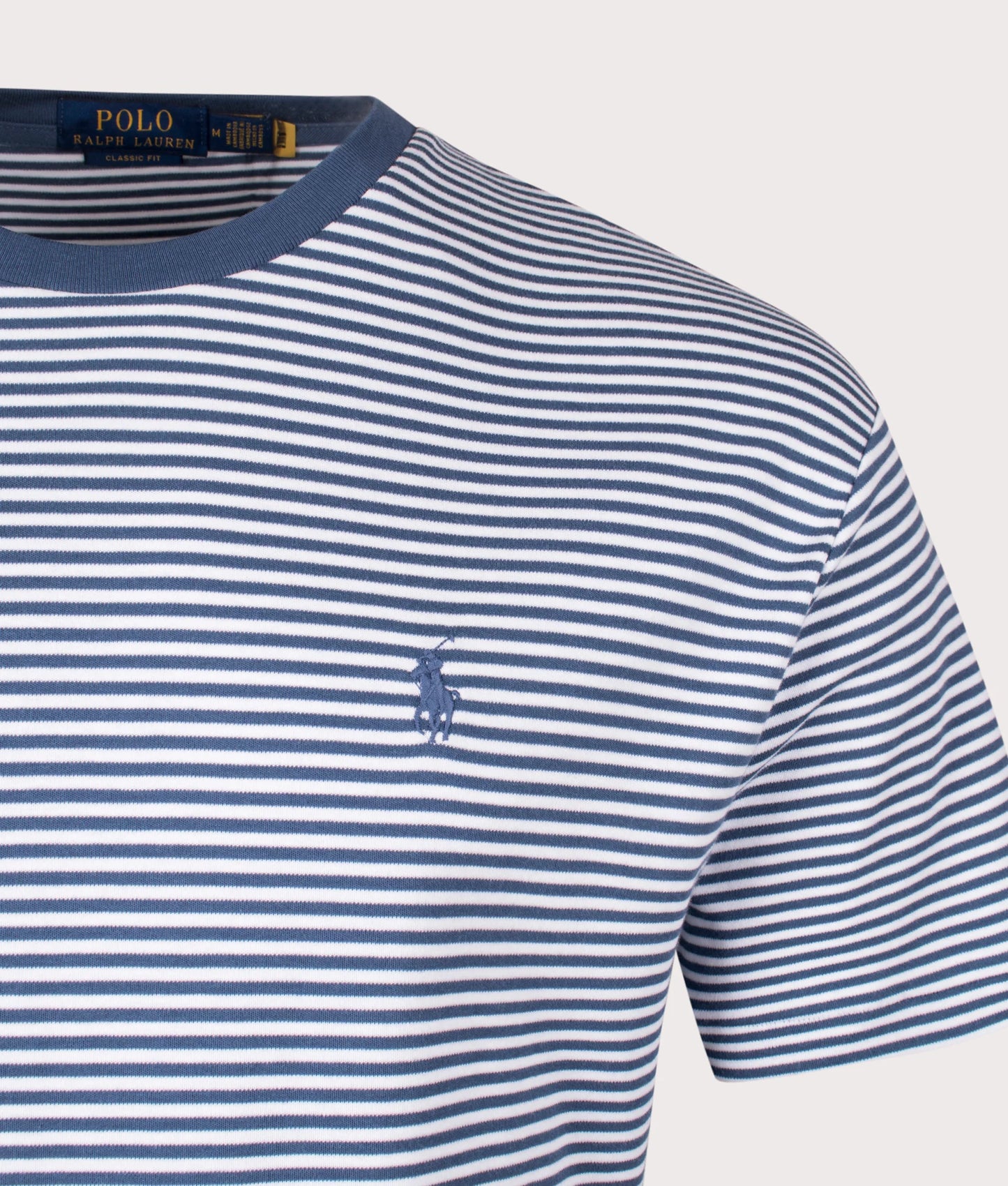 Classic Fit Striped Soft Cotton T-Shirt