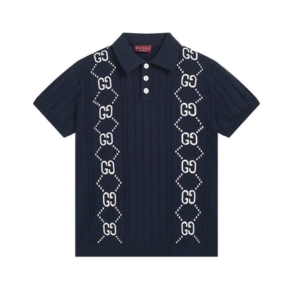 250313 New high quality knit lapel POLO