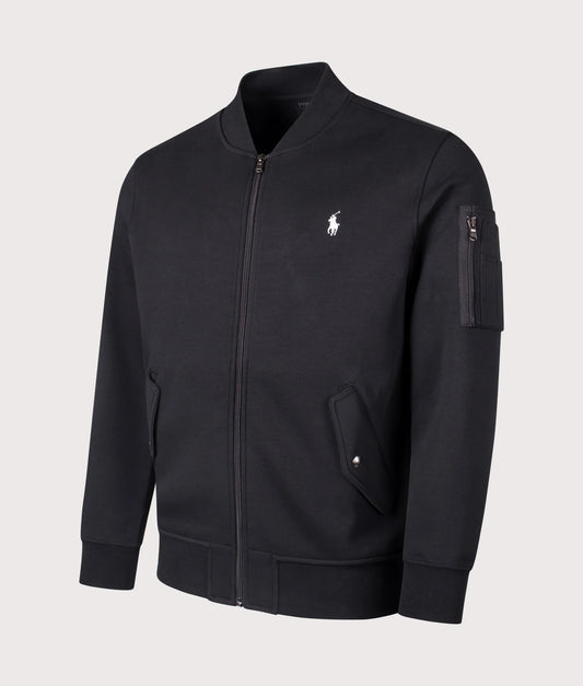 Double-Knit Bomber Jacket
