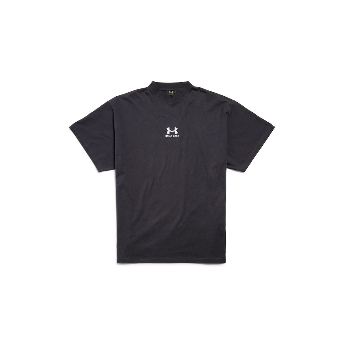 MEN'S UNDER ARMOUR® T-SHIRT OVERSIZED IN BLACK/WHITE