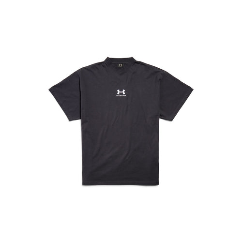 MEN'S UNDER ARMOUR® T-SHIRT OVERSIZED IN BLACK/WHITE
