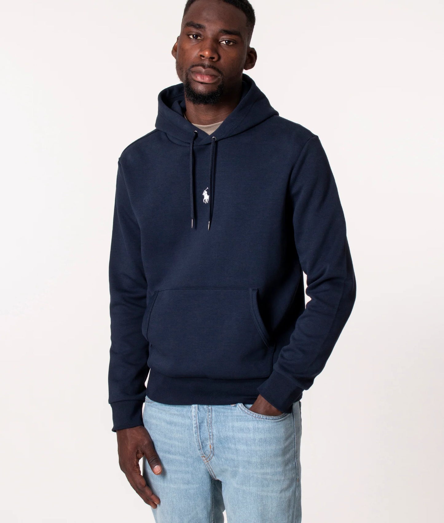 Double Knit Central Logo Hoodie