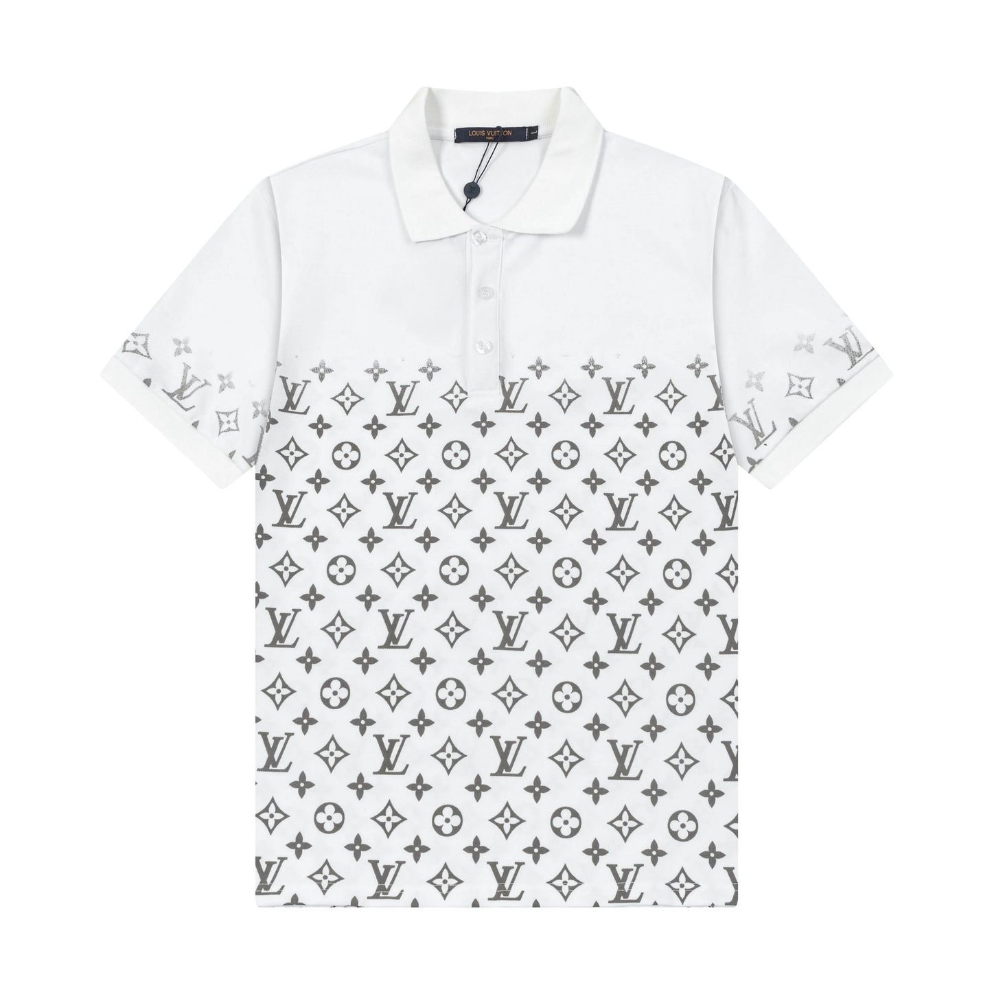 250305 High-end series of high quality gradient printed POLO shirt