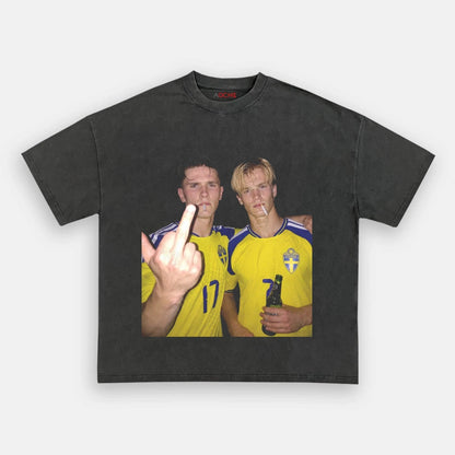 Sweden Football Style Tee 3.3
