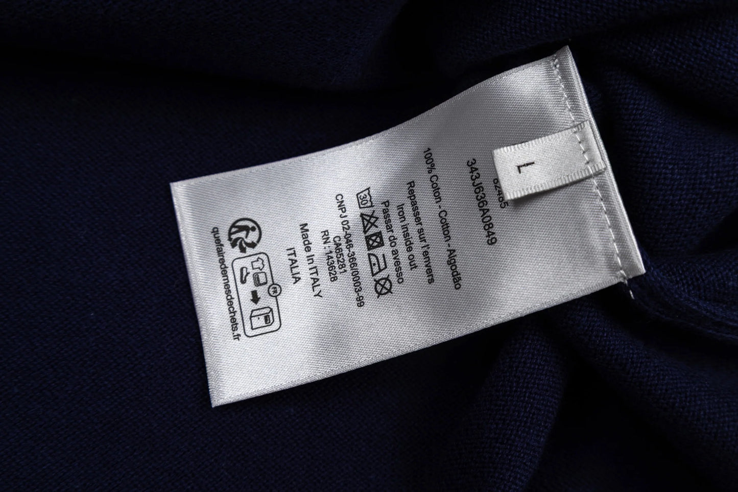 260323 New top-quality, flawlessly crafted bellflower embroidery wool-polyester POLO