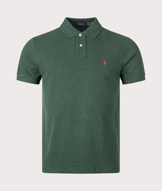 Custom Slim Fit Mesh Polo Shirt