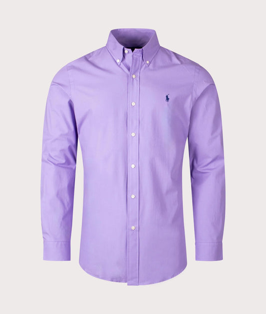 Custom Fit Stretch Poplin Shirt
