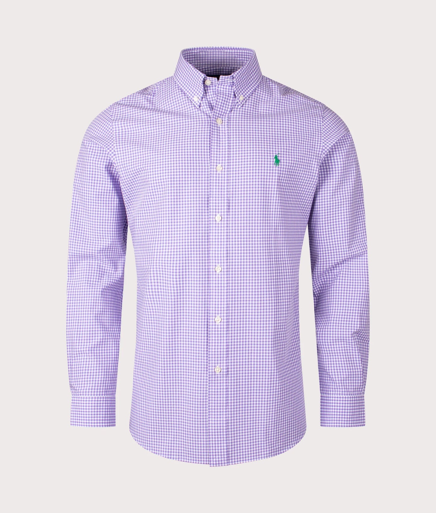 Custom Fit Gingham Poplin Shirt