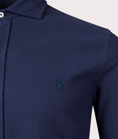 Honeycomb-Knit Shirt