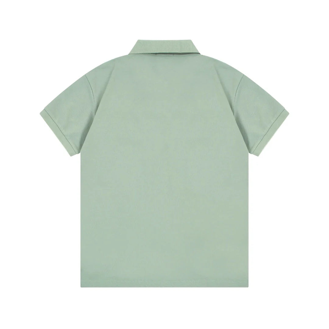 1203 New classic neckline color-matching POLO shirt