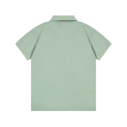 1203 New classic neckline color-matching POLO shirt