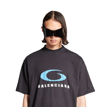 MEN'S LOOP SPORTS ICON T-SHIRT MEDIUM FIT IN BLACK