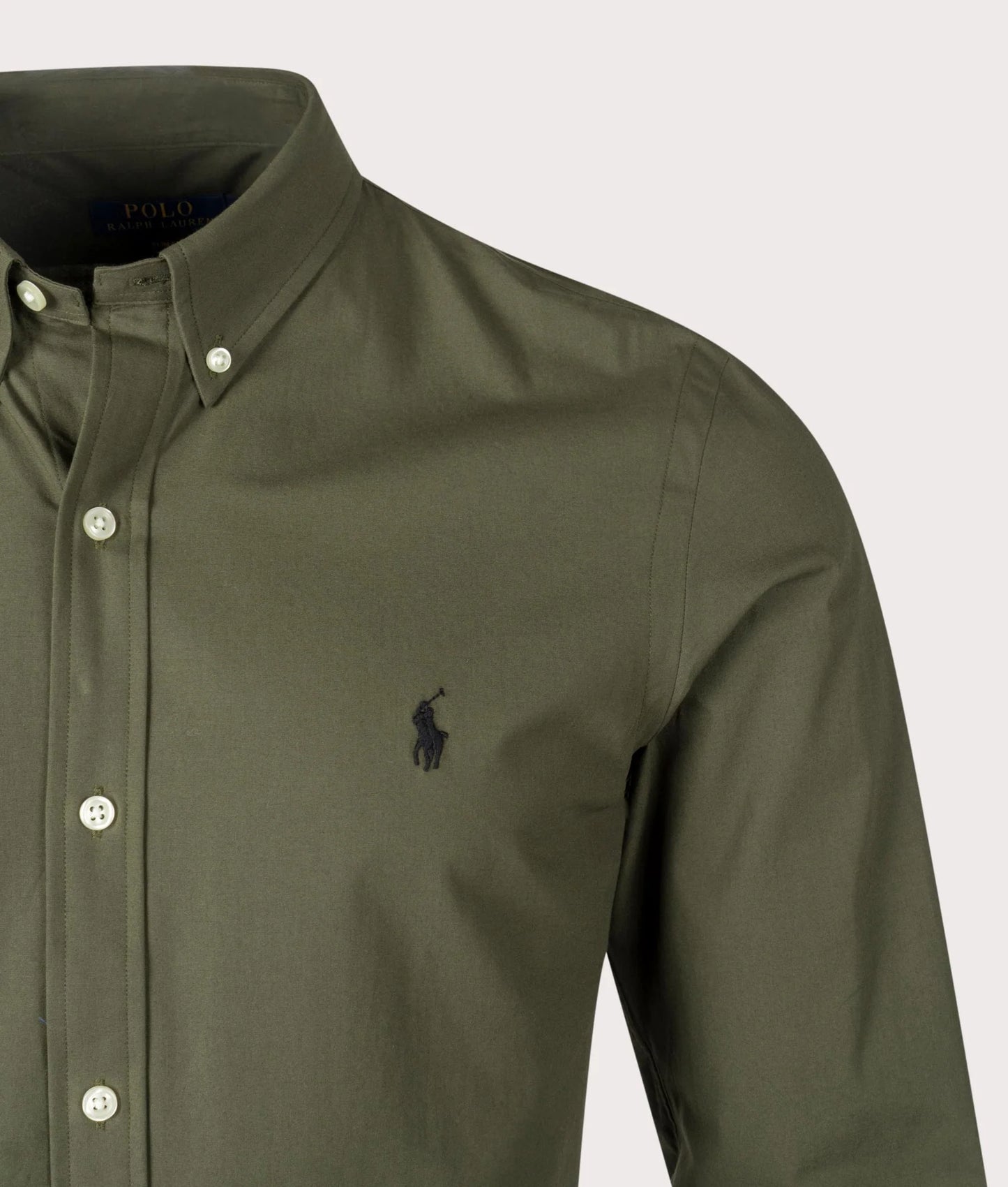 Slim Fit Stretch Poplin Shirt