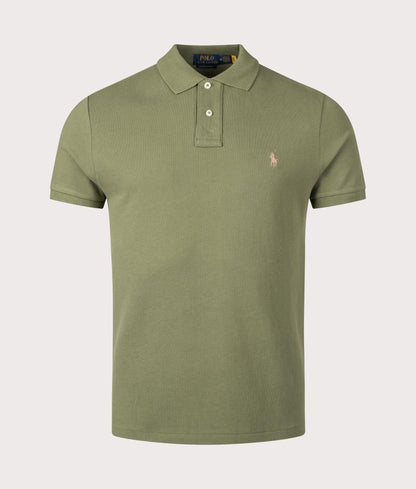 Custom Slim Fit Mesh Polo Shirt