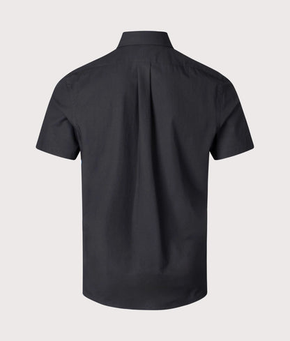 Custom Fit Short Sleeve Stretch Poplin Shirt