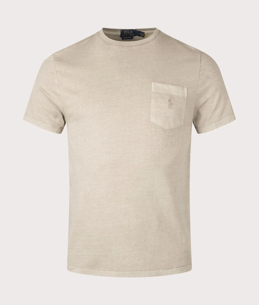 Custom Slim Mineral-Dyed Pocket T-Shirt