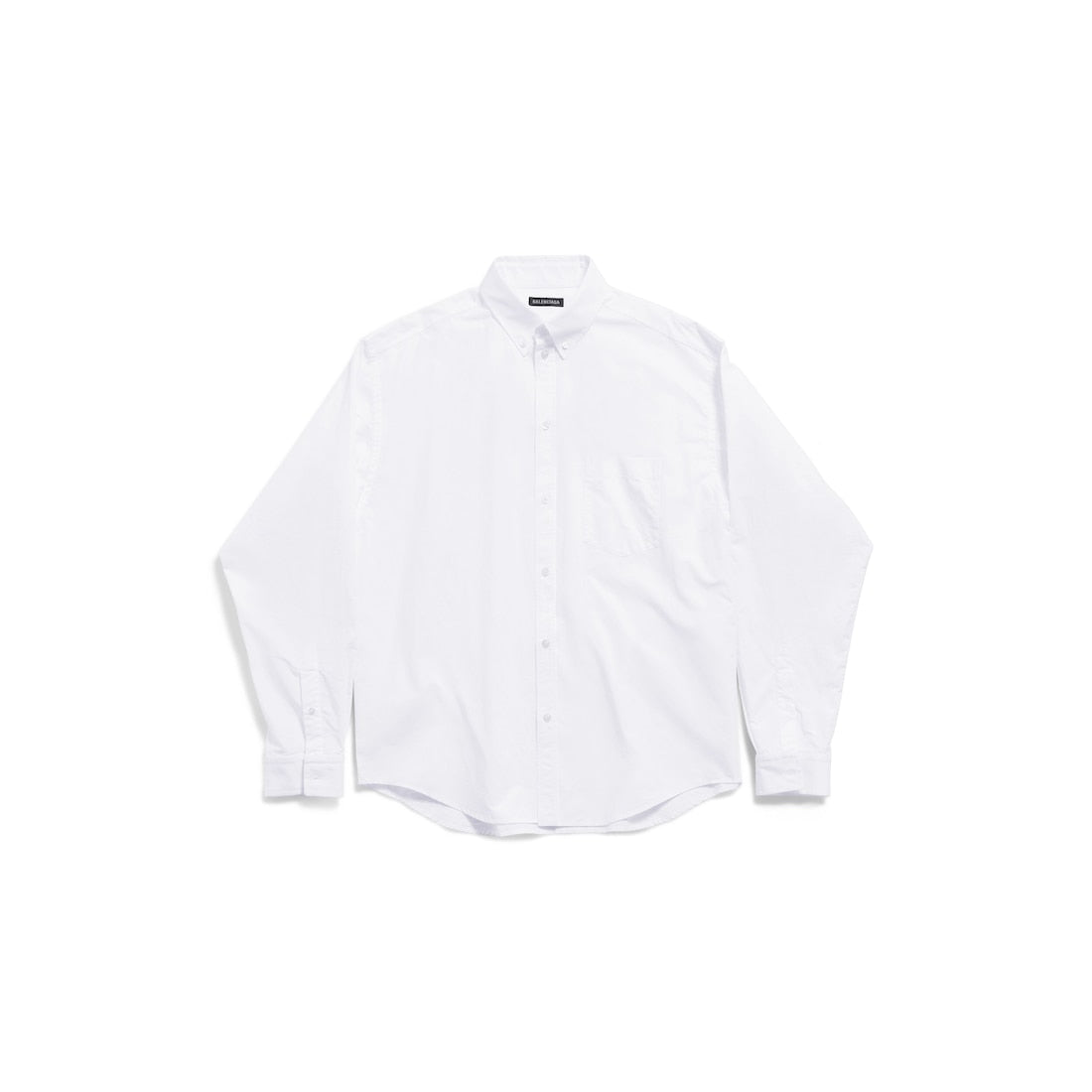 MEN'S POLITICAL STENCIL SHIRT LARGE FIT IN WHITE