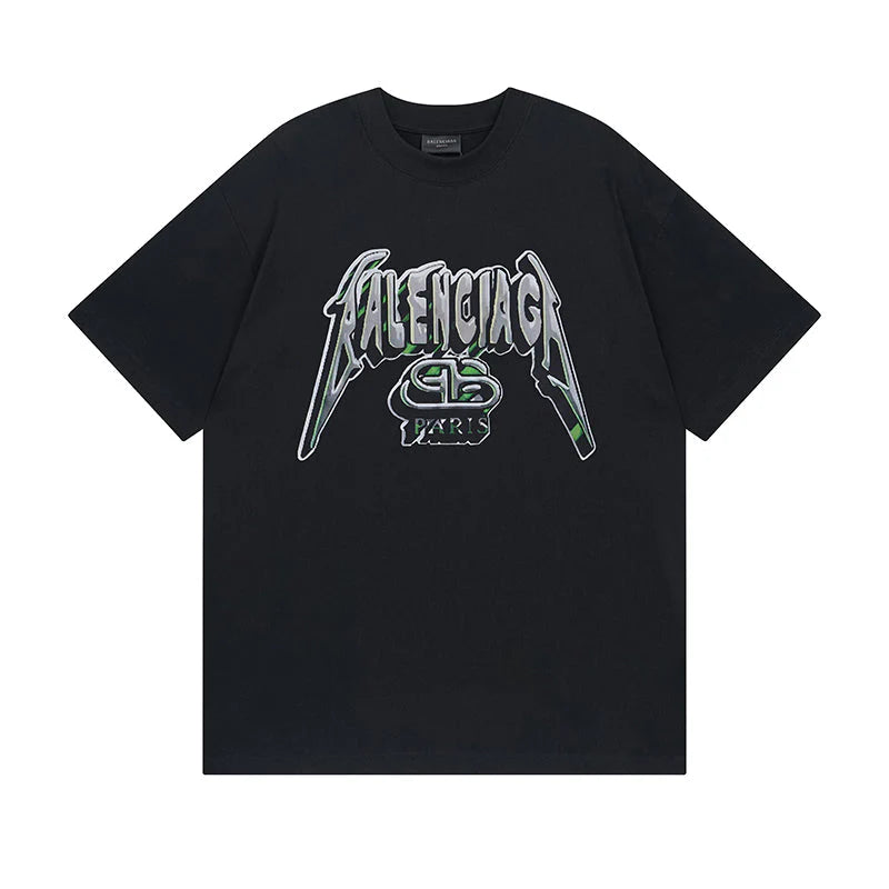 Twisted Letters Print T Shirt