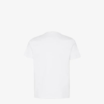 White Letters Print T Shirt