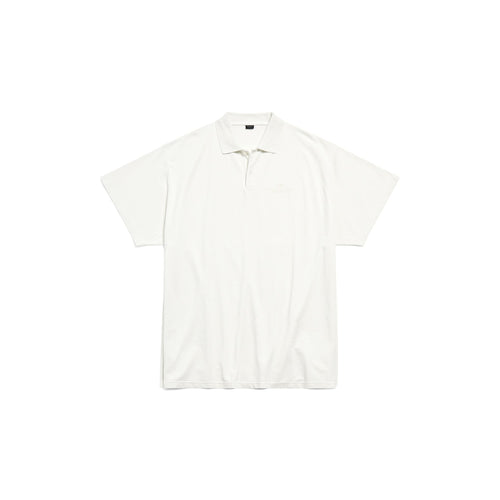MEN'S INTERTWINED POLO IN WHITE