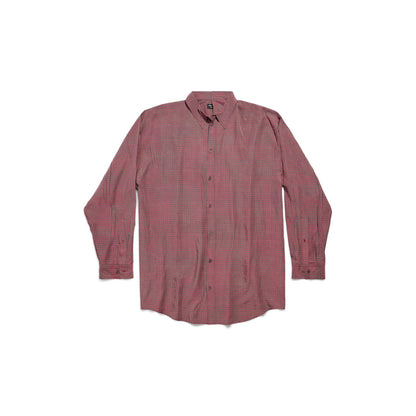 MEN'S FLUID SHIRT IN RED/GREY