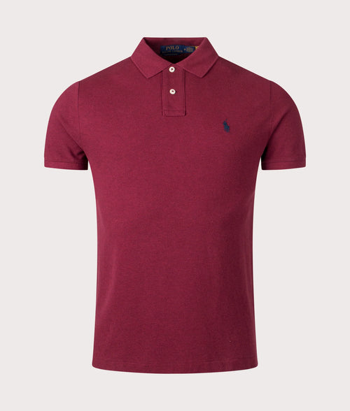 Custom Slim Fit Mesh Polo Shirt