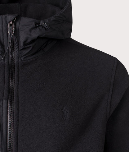 Brushed Fleece Hybrid Hoodie
