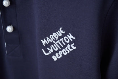 250819 New high-quality embroidered lapel POLO