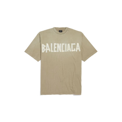MEN'S TAPE TYPE T-SHIRT MEDIUM FIT IN ARMY GREEN