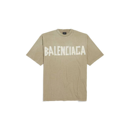 MEN'S TAPE TYPE T-SHIRT MEDIUM FIT IN ARMY GREEN
