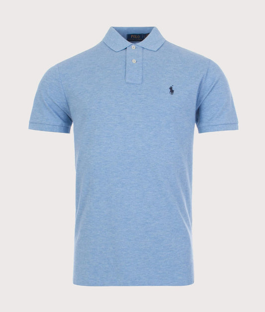 Custom Slim Fit Mesh Polo Shirt
