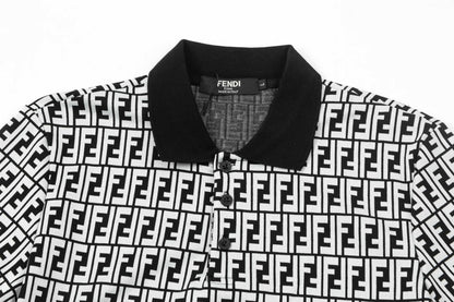 250305 New high quality jacquard fabric POLO shirt