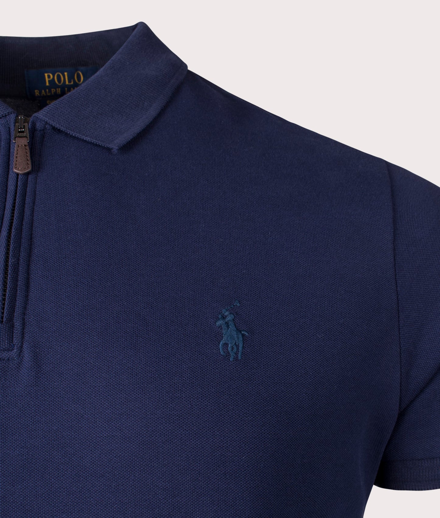 Custom Slim Fit Mesh Polo Shirt