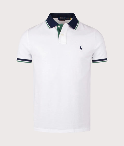 Custom Slim Fit Mesh Polo Shirt