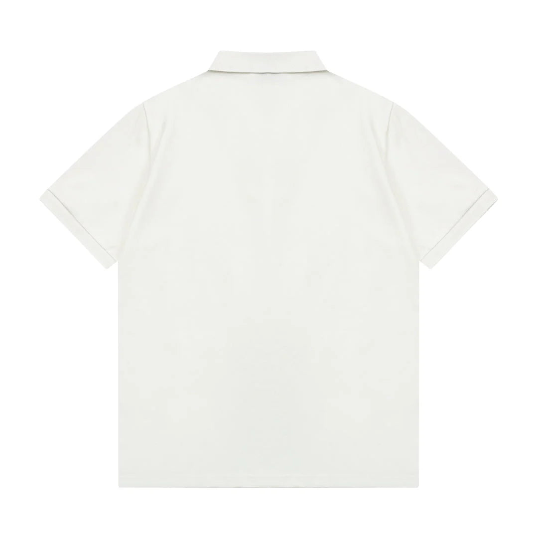 1203 New monogram embroidered collar POLO shirt