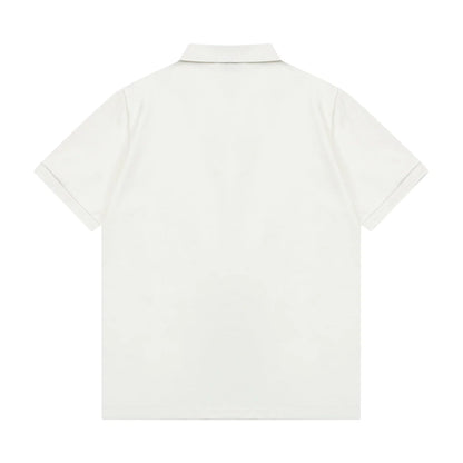 1203 New monogram embroidered collar POLO shirt