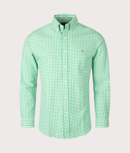 Custom Fit Gingham Oxford Shirt