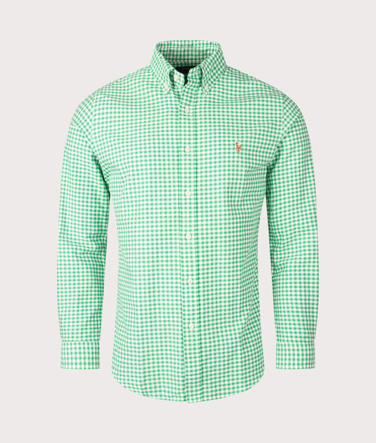 Custom Fit Gingham Oxford Shirt