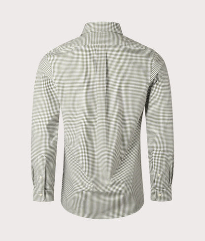 Custom Fit Gingham Poplin Shirt