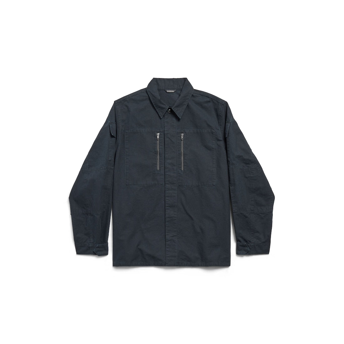 MEN'S MILITARY SHIRT IN DARK GREY