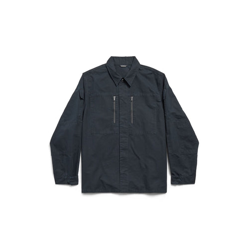MEN'S MILITARY SHIRT IN DARK GREY
