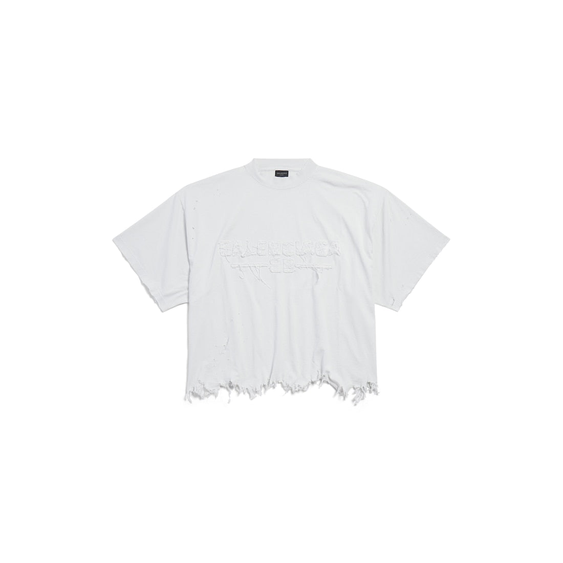 WOMEN'S CROPPED T-SHIRT IN WHITE