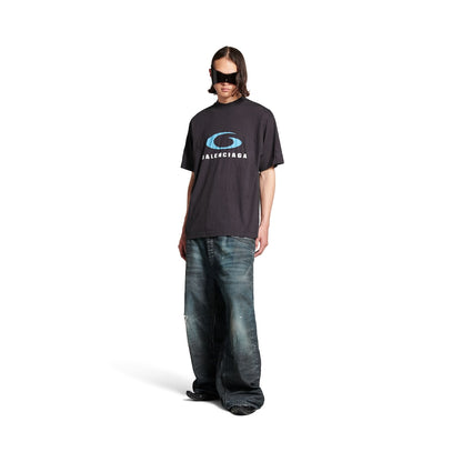 MEN'S LOOP SPORTS ICON T-SHIRT MEDIUM FIT IN BLACK