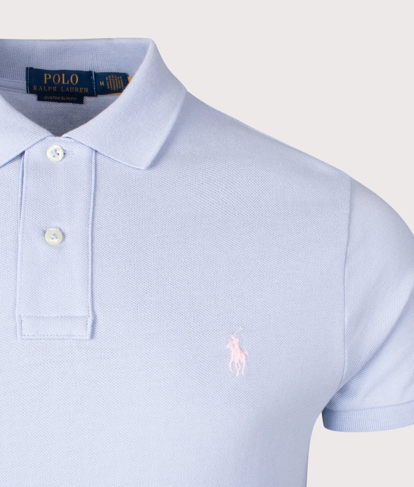 Custom Slim Fit Mesh Polo Shirt