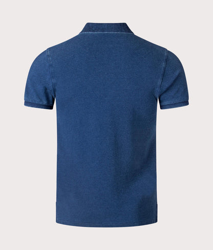 Slim Fit Mesh Polo Shirt