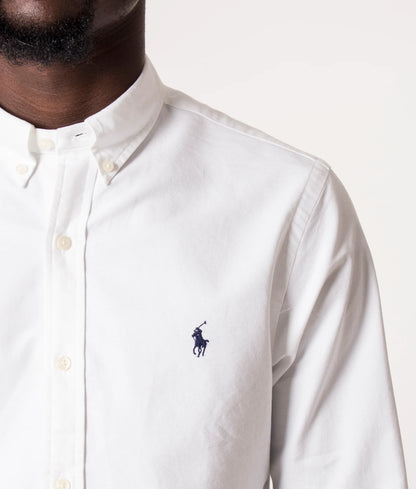 Slim Fit Garment Dyed Oxford Shirt