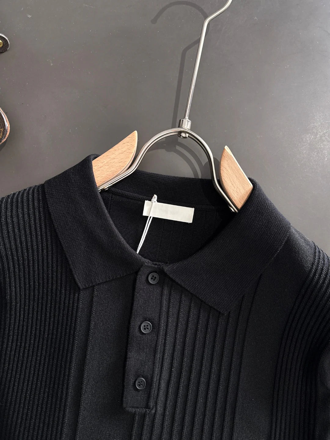 260511 New high-quality combed cotton yarn knitted polo shirt